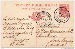 1917  CARTOLINA CON ANNULLO VOLTURARA IRPINA AVELLINO - Postwaardestukken