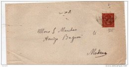 1891 LETTERA  CON ANNULLO MODENA - Marcophilie