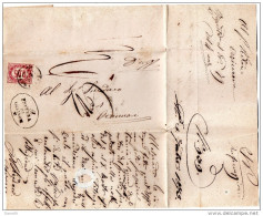 1875  LETTERA CON ANNULLO ORZINUOVI BRESCIA - Oficiales