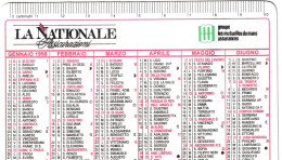 Calendarietto - La Nazionale - Assicurazioni - Anno 1998 - Kleinformat : 1991-00