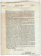 1846 Forlì CIRCOLARE COMMISSIONE PROVINCIALE DI SANITÀ - Décrets & Lois