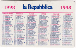 Calendarietto - La Repubblica - Anno 1998 - Tamaño Pequeño : 1991-00