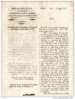 1824  TRIBUNALE CIVILE DI PALERMO - Documentos Históricos
