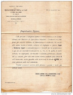 1900 LETTERA INTESTATA SOCIETÀ  PER LA INCANDESCENZA A GAS CON ANNULLO ROMA - Storia Postale