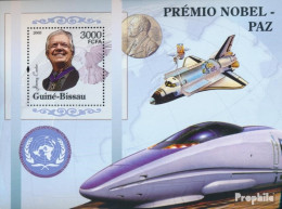 Guinea-Bissau Block 532 (kompl. Ausgabe) Postfrisch 2005 Nobelpreisträger - Frieden - Guinea-Bissau