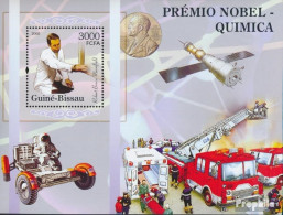 Guinea-Bissau Block 529 (kompl. Ausgabe) Postfrisch 2005 Nobelpreisträger - Chemie - Guinea-Bissau