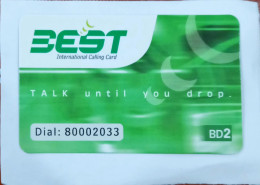 Best  Prepaid  Intrnational Calling Sample Card - Collezioni