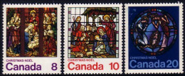 (C06-97-99a) Canada Vitraux Christmas Noel Stained Glass Windows MNH ** Neuf SC - Ungebraucht