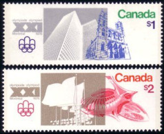 (C06-87-88c) Canada Montreal 1976 MNH ** Neuf SC - Neufs