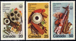 (C06-84-86a) Canada Olympic Arts Culture MNH ** Neuf SC - Neufs