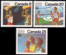 (C06-81-83a) Canada Olympic Ceremonies Olympiques MNH ** Neuf SC - Ungebraucht