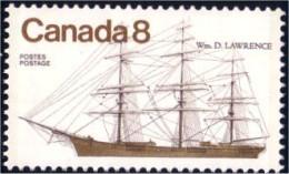 (C06-70a) Canada Bateau Wm D. Lawrence Ship MNH ** Neuf SC - Neufs