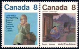 (C06-59a) Canada Lucy Maud Montgomery Maria Chapdelaine Se-tenant MNH ** Neuf SC - Neufs