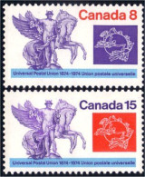 (C06-48-49b) Canada UPU 1974 MNH ** Neuf SC - U.P.U.