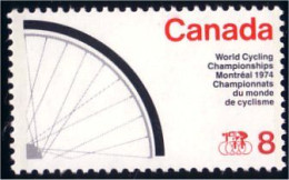 (C06-42ia) Canada Cyclisme Bicycle Cycling World Championship 1974 Montreal HB MNH ** Neuf SC - Ongebruikt