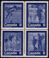 (C06-32aa) Canada Keep Fit Summer Sports D'ete Se-tenant MNH ** Neuf SC - Nuovi