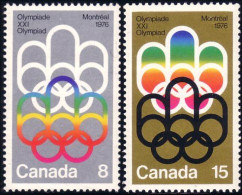 (C06-23-24b) Canada Olympiques Montreal MNH ** Neuf SC - Zomer 1976: Montreal