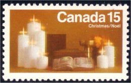 (C06-09b) Canada Bougie Candle Noel Christmas 1972 MNH ** Neuf SC - Christmas