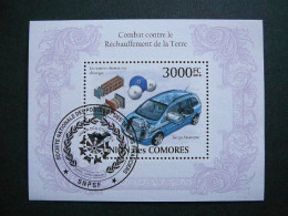 Cars Autos Des Voiture # Comoros 2010 Used S/s #538 Comores - Cars