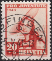 1940 Schweiz / Pro Juventute ° Zum:CH J95, Mi:CH 375, Yt:CH 356, Trachtenfrau, Solothurnerin - Used Stamps