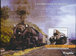 Guinea-Bissau Block 460 (kompl. Ausgabe) Postfrisch 2004 Lokomotiven Aus Aller Welt - Guinée-Bissau