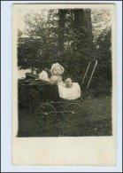 W7Z83/ Baby Im Kinderwagen Schöne Foto AK Ca.1920 - Sonstige & Ohne Zuordnung