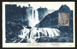 Terni Cascata Delle Marmore Poste Italiane 1921 Cachet Terni Htje - Terni