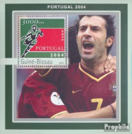 Guinea-Bissau Block 387 (kompl. Ausgabe) Postfrisch 2003 Fußball EURO 2004 Portugal - Guinée-Bissau