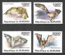 Burundi 2011 Mint Stamps MNH(**) Bats - Nuovi