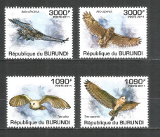 Burundi 2011 Mint Stamps MNH(**) Owls - Nuovi