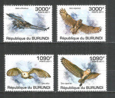 Burundi 2011 Mint Stamps MNH(**) Owls - Neufs
