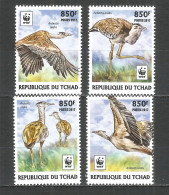 Chad 2017 Mint Stamps MNH(**) WWF - Outarde Arabe - Chad (1960-...)