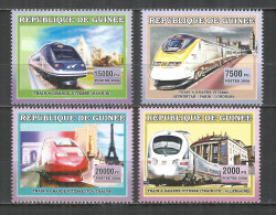 Guinea 2006 Mint Stamps MNH(**) High Speed Trains - Guinee (1958-...)