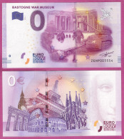 0-Euro ZEHP 2016-1 BASTOGNE WAR MUSEUM - Essais Privés / Non-officiels