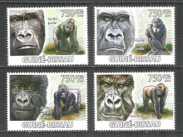 Guinea-Bissau 2009 Mint Stamps MNH(**) Gorilla - Guinée-Bissau