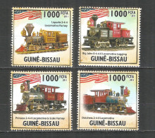 Guinea-Bissau 2011 Mint Stamps MNH(**) Steam Locomotives Of America - Guinée-Bissau