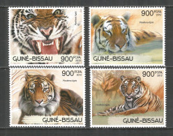 Guinea-Bissau 2012 Mint Stamps MNH(**) Tigers - Guinée-Bissau