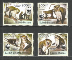 Guinea-Bissau 2013 Mint Stamps MNH(**) WWF – Monkeys - Guinea-Bissau
