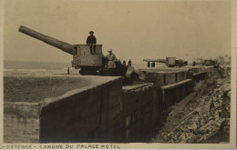 Oostende - Ostende  /  Fotokaart - Carte Photo // Canons Du Palace Hotel 19?? - Oostende