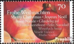 BRD 3269 (kompl.Ausg.) Postfrisch 2016 Weihnachtskugel - Neufs