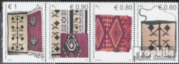 Kosovo 290-293 Viererstreifen (kompl.Ausg.) Postfrisch 2014 Handgewebte Teppiche - Kosovo