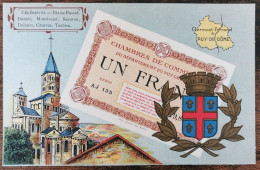 CARTE POSTALE Billet 1 Franc Chambre De Commerce De PUY DE DÔME - Autres & Non Classés