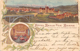 BERN - Hôtel Belle-Vue, Vue Prise De La Terrasse - Verlag Unbekannt  - Berne