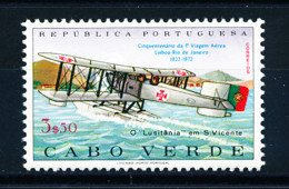 Cabo Verde - 1972 - Aviation / Airflight / Lisbon-Rio De Janeiro - MNH - Islas De Cabo Verde