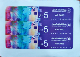 Libyana AB Card Prepaid  Intrnational Calling Sample Phone Card - Lots - Collections
