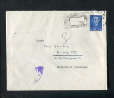 "NIEDERLANDE" Brief Mit "ZENSUR" Ex Eindhoven Nach Wien (L1156) - Lettres & Documents