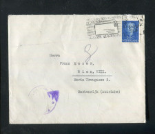 "NIEDERLANDE" Brief Mit "ZENSUR" Ex Eindhoven Nach Wien (L1156) - Covers & Documents