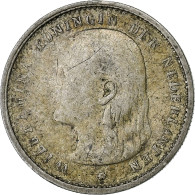 Pays-Bas, Wilhelmina I, 10 Cents, 1896, Argent, B+, KM:116 - 10 Centavos