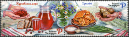 Belarus 2022. Belarusian Cuisine (MNH OG) Block Of 2 Stamps - Bielorussia