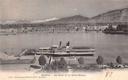 GENÈVE - Le Port - Bateau Salon Léman - Ed. Charnaux 1183 - Genève